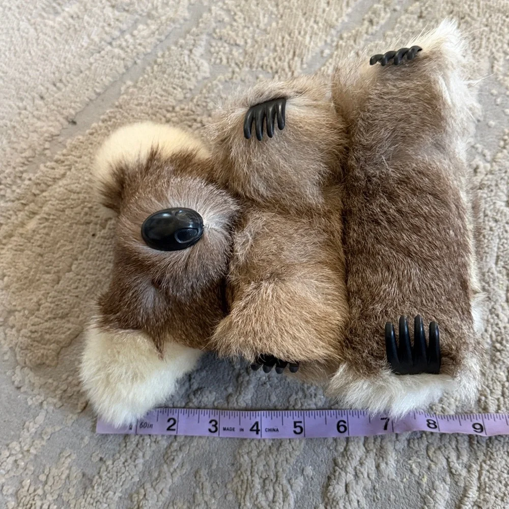 Vtg Real‎ Fur Koala Bear 9 